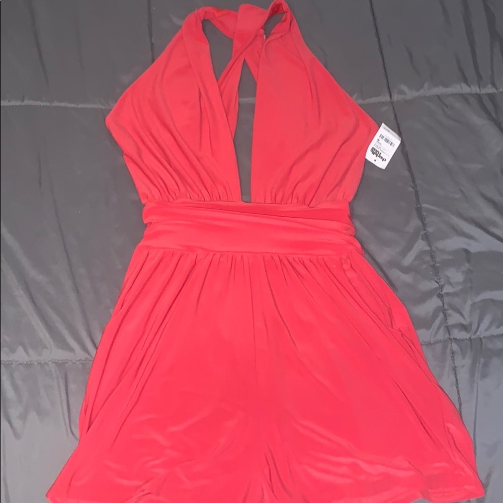 Deep V Romper